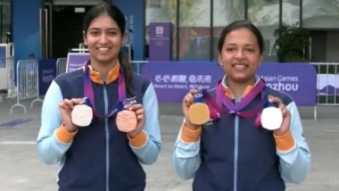 Sports News | &ldquo;Best Feeling when Our National Flag Went Up&rdquo;: Shooter Ashi Chouksey After Winning Three Medals in Asian Games