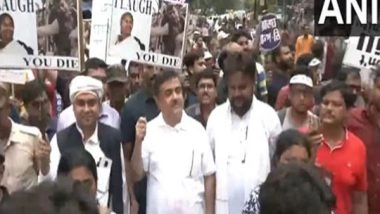 India News | West Bengal: Group-D Candidates Protest Against Govt in Kolkata Demanding Jobs