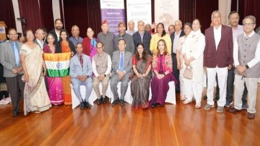 World News | Indian Diaspora in New Zealand Welcomes MoS Rajkumar Ranjan at Mahatma Gandhi Centre in Auckland