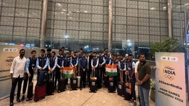 Sports News | Asian Games: Ruturaj Led Indian Cricket Team Leaves for China to Participate in Asian Games