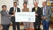India News | SBI Employees of Himachal Pradesh Donate over Rs 77 Lakh to State Relief Fund