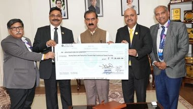 India News | SBI Employees of Himachal Pradesh Donate over Rs 77 Lakh to State Relief Fund