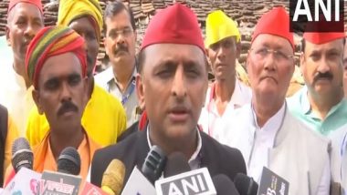 India News | After Lunch with Tribal Community Members in Madhya Pradesh, Akhilesh Yadav Targets Shivraj Govt over Ujjain Rape Case