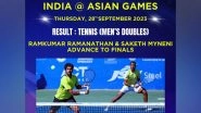 Sports News | Asian Games: Ramanathan-Myneni Reach Men's Doubles Gold Medal Match