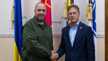 World News | Ukraine Defence Minister Umerov, UK Counterpart Shapps Meet in Kyiv 