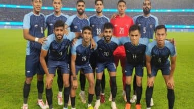 Sports News | Asian Games: Sunil Chhetri Led Indian Football Team's Campaign Ends Following 2-0 Defeat to Saudi Arabia