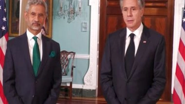 World News | US: EAM Jaishankar Meets Counterpart Antony Blinken for Bilateral Talks