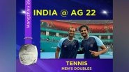 Sports News | Asian Games: Indian Duo Saketh-Ramanathan Bow out with Silver in Men's Doubles Tennis Final