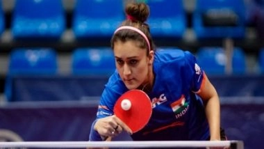 Sports News | Asian Games: Manika Batra Becomes First Indian Singles Player to Reach Table Tennis QFs