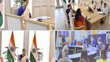 Business News | Ministers from SCO Member States Meet in Hybrid Mode, Anupriya Patel Represents India