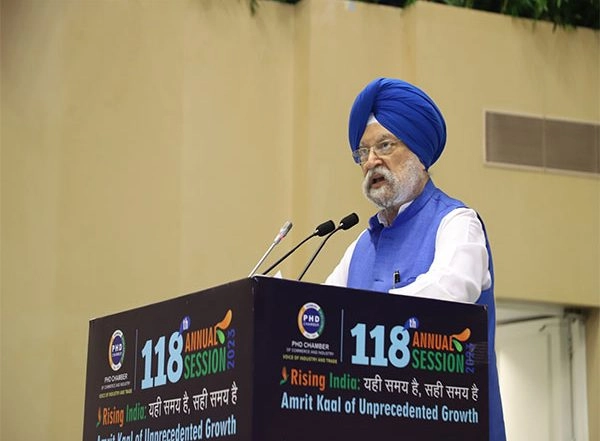 India News | India is Keen to Increase Its Manufacturing Share in GDP from 17 Pc to 25 Pc: Union Minister Hardeep Puri