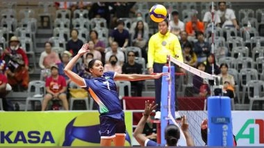 Sports News | Asian Games: India Loses in Women's Volleyball Preliminary Round Match