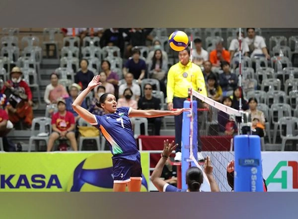 Sports News | Asian Games: India Loses in Women's Volleyball Preliminary Round Match