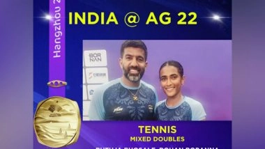 Sports News | Asian Games: India Wins Gold in Tennis Mixed Doubles 