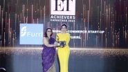 Business News | Furrl Founder & CEO Esha Tiwary, Felicitated at ET Achievers Awards 2023