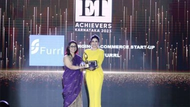 Business News | Furrl Founder & CEO Esha Tiwary, Felicitated at ET Achievers Awards 2023