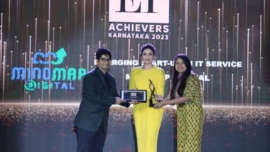 Business News | MindMap Digital CEO & Co-Founder Saurabh Goenka, Felicitated at ET Achievers Awards 2023