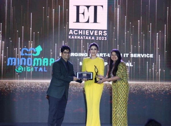 Business News | MindMap Digital CEO & Co-Founder Saurabh Goenka, Felicitated at ET Achievers Awards 2023