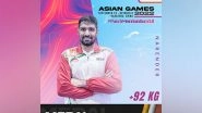 Sports News | Asian Games: Narender Reaches Semis of +92 Kg Category, Assures Medal&nbsp;