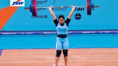 Sports News | Asian Games: Weightlifter Bindyarani Devi Finishes Fifth in Women's 55 Kg Category 