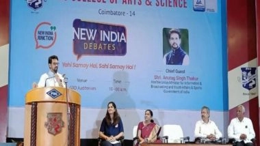 India News | ‘New India Debates’ Launched to Engage Youth in Nation-building, Event Held in Universities Follows “unique Format”