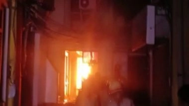 India News | West Bengal: Fire Breaks out at Perfume Godown in Kolkata