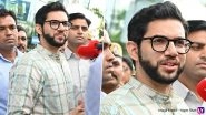 Aaditya Thackeray Arrives in Udaipur To Attend Parineeti Chopra-Raghav Chadha&rsquo;s Wedding (Watch Video)