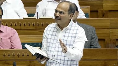 'This Constitution Is No Less Than Gita, Quran and Bible for Us', Says Adhir Ranjan Chowdhury While Reading Out the Preamble in New Parliament Building (Watch Video)