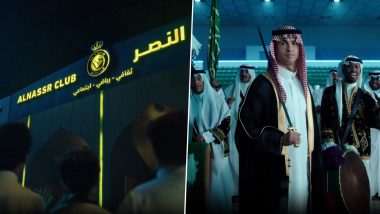 Cristiano Ronaldo in a New Avatar! Portugal Star and His Al-Nassr Teammates Wear Traditional Arabian Outfit Ahead of Saudi National Day 2023 (Watch Video)