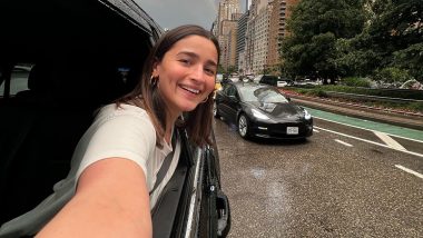 Alia Bhatt Shares A Cool Car-fie and Flashes Bright Smile Amidst Perfect Weather (View Pic)