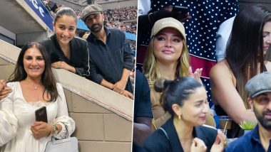 Alia Bhatt and Ranbir Kapoor Attend 2023 US Open! Brahmastra Couple’s Pics from the Tennis Tournament Go Viral