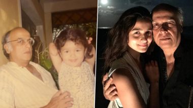 Mahesh Bhatt Turns 75: Alia Bhatt Shares Adorable Pictures With Her Father To Wish Him On His Birthday! (View Pics)