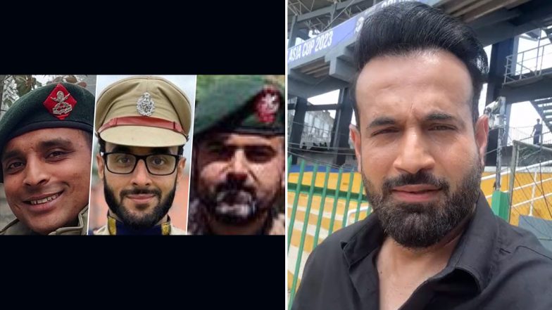 Irfan Pathan Mourns Loss of Colonel Manpreet Singh, Major Ashish Dhonchak and J&K Police DSP Humayun Bhat Who Were Martyred in Kokernag Encounter