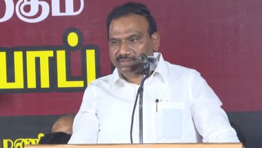 After Udhayanidhi Stalin, A Raja Makes Controversial Remarks on Sanatan Dharma, Calls It 'Social Disgrace Like HIV and Leprosy' (Watch Video)