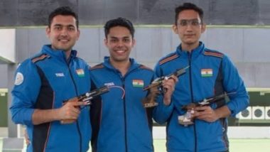 Asian Games 2023: Anish Bhanwala, Vijayveer Sidhu and Adarsh Singh Clinch Bronze Medal for India in Men’s 25m Rapid Fire Pistol Event