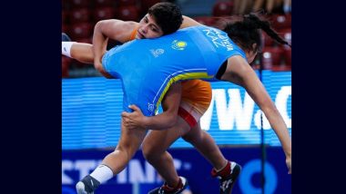 Antim Panghal Suffers Defeat in Semifinals of World Wrestling Championships 2023, To Fight for Bronze Medal and Paris Olympics 2024 Quota