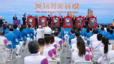 Hangzhou Asian Games 2023 Village Inaugurated Amid Praise for Innovation and Unity in Olympic Movement