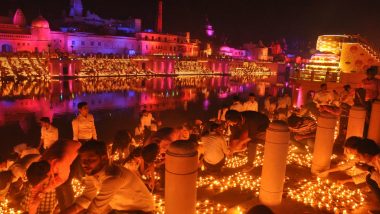 Ayodhya Deepotsav 2023: Yogi Adityanath Government to Light 24 Lakh Diyas at Deepotsav on November 11, Eyes on Sixth Guinness World Record