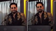 Ayushmann Khurrana Recites a Verse From Bhagavad Gita While Accepting TIME100 Impact Award (Watch Video)