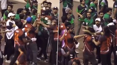 Bangladesh Celebrity Cricket League Match Turns Into Ugly Fight Over Umpiring Decision; Tournament Cancelled After Six People Get Injured (Watch Videos)