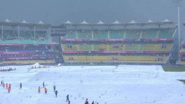 India vs England ICC Cricket World Cup 2023 Warm-Up Clash at Barsapara Stadium in Guwahati Called Off Due to Persistent Rain