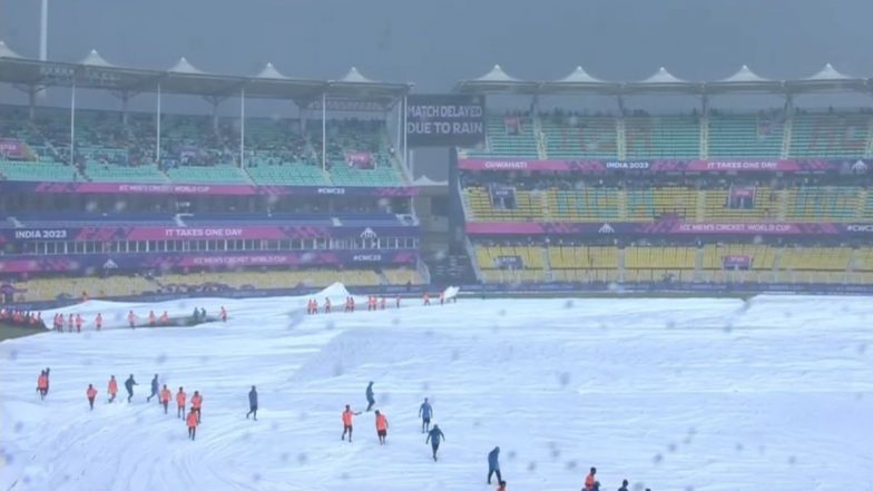 Rain Delays Start of India vs England ICC World Cup 2023 Warm-Up Match in Guwahati