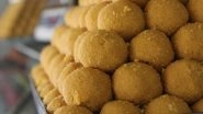 Besan Ladoo&nbsp;Ingredients and Recipe for Ganeshotsav 2023: How To Make Besan Ladoo As Prasad for Lord Ganesha (Watch Video)