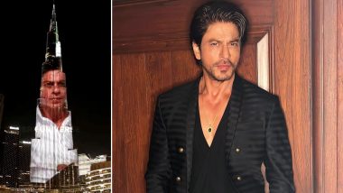 Jawan Trailer At Burj Khalifa: Shah Rukh Khan Enthralls Fans In Dubai With His Dance Moves! (Watch Videos)
