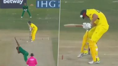 Marnus Labuschagne Replaces Cameron Green As Concussion Sub After the Latter Retires Hurt Getting Hit By Kagiso Rabada's Bouncer During SA vs AUS 1st ODI 2023 (Watch Video)
