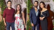 Shahid Kapoor&ndash;Mira Rajput, Varun Dhawan&ndash;Natasha Dalal and More Celebs Spotted at Producer Aman Gill&rsquo;s Wedding Party (View Pics & Watch Videos)