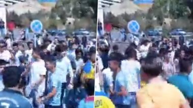 Crowd in Iran Perform Cristiano Ronaldo's 'Siuuu' Celebration, Chants Al-Nassr Star's Name Ahead of His Arrival In Tehran For ACL 2023 Clash Against Persepolis (Watch Video)