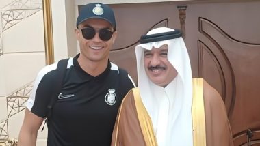 Cristiano Ronaldo Shares Frame With Saudi Arabian Ambassador in Iran Ahead of ACL 2023-24 Clash Against Persepolis, Picture Goes Viral!