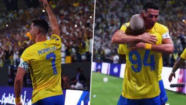 Cristiano Ronaldo Performs Traditional Saudi Arabian Dance With Al-Nassr Teammate Anderson Talisca After Scoring Goal Against Al-Ahli, Video Goes Viral