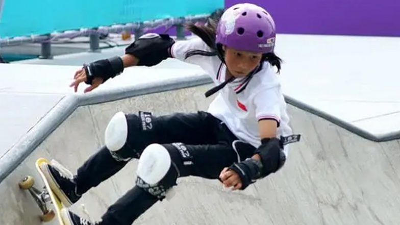 Cui Chenxi, China’s Youngest Athlete in Asian Games 2023 at Age 13, Wins Gold Medal in Women’s Street Skateboarding Event